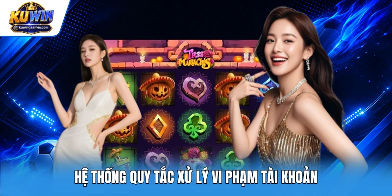 Hệ thống quy tắc xử lý vi phạm tài khoản